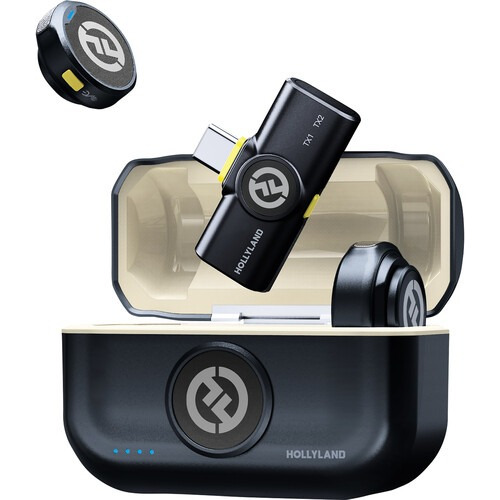 Hollyland Lark M2 Microfone S/ Fio P/ iPhone 15/16 E Android Hollyland Lark M2 Microfone S/ Fio P/ iPhone 15/16 E Android