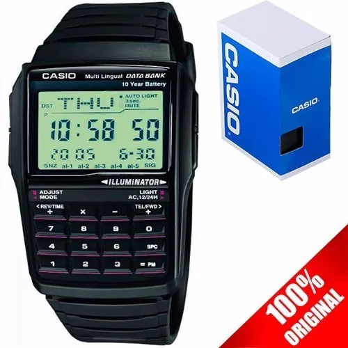 Reloj Casio Retro Vintage Dbc32 Caucho Calculadora