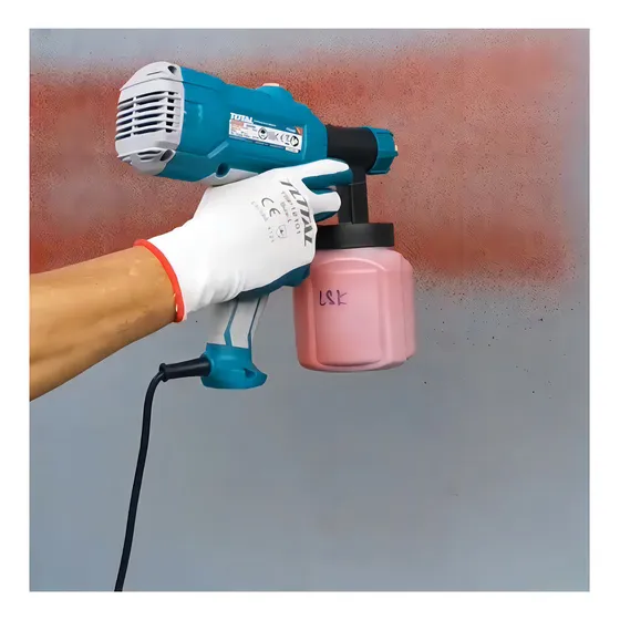 Pistola De Pintar Eléctrica 450w Total No Requier Compresora Color Turquesa