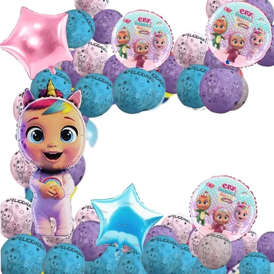 Kit De Decoracion Globos Decoración Cumpleaños Personajes