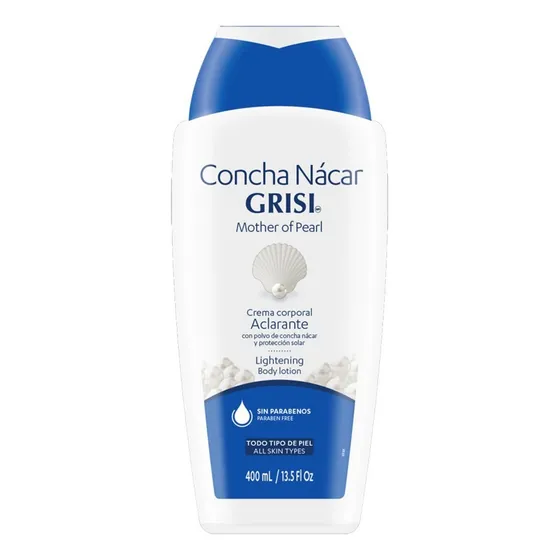 Crema para cuerpo Grisi Concha Nácar Crema Corporal en tubo 400mL