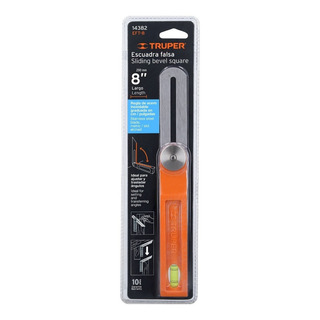 Escuadra Falsa De 8 , Mango Plástico, Truper 14382 Escuadra Falsa De 8 , Mango Plástico, Truper 14382