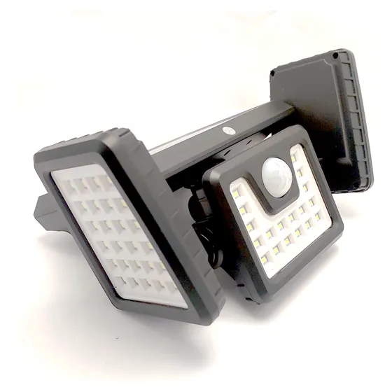 Luminaria De Parede Refletor Solar Externa Led Sensor 40w