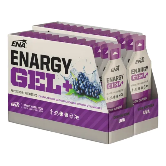 Ena Sport Enargy Gel Con Cafeína 2 Cajas X12 Unidades