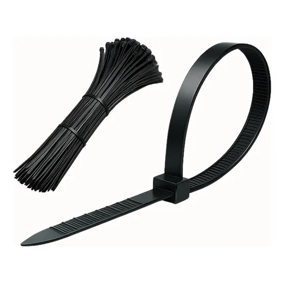 Tirraje De Naylon Negro De 2,5mmx20cm Marca Zasc 100 Piezas