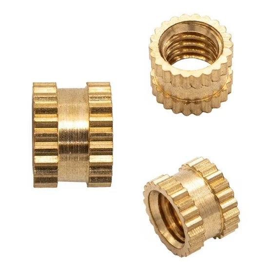 10 Piezas Inserto Moleteado Rosca De Latón M4 4mm