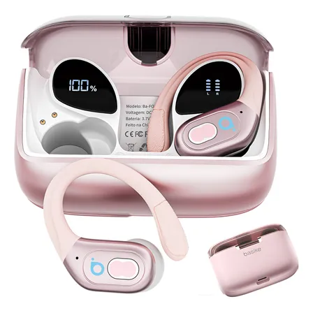 Fone De Ouvido Bluetooth Corrida Gancho Prova D'água Com Gan