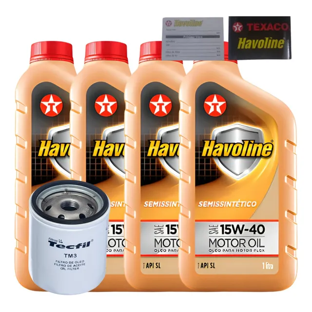 Troca Óleo Filtro Havoline 15w40 Corsa Celta Prisma Gm Fiat