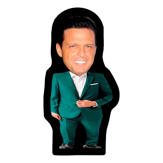 Cojin Peluche Luis Miguel Animado Mediano