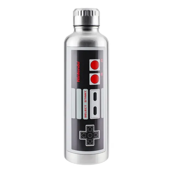 Termo De Agua Acero Inoxidable Control Nintendo Nes 400ml