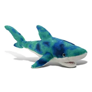 Peluche De Tiburón Azul Tie-dye Dollibu - Suave Y Realista, Peluche De Tiburón Azul Tie-dye Dollibu - Suave Y Realista,