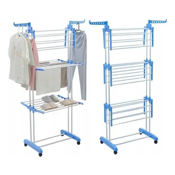 Perchero Ropa Tendedero Multifuncional Zapatero Desarmable