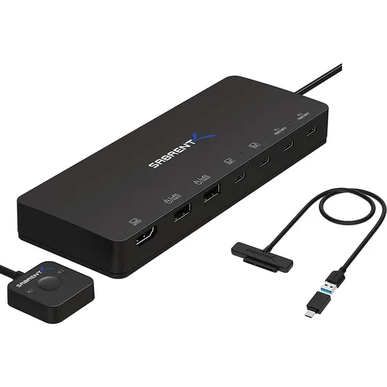 Conmutador Usb C Kvm + Adaptador Usb A Sata