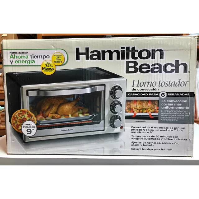 Horno De Convección Hamilton Beach 31512 Nuevo En Su Caja