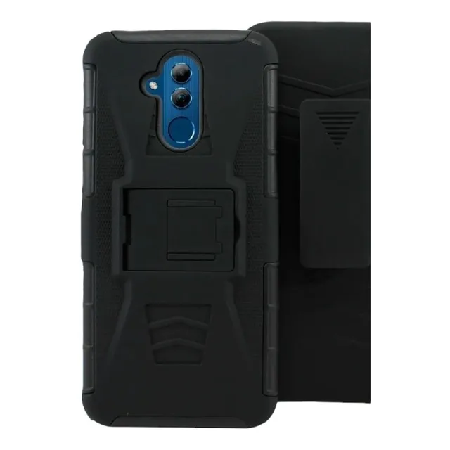 Funda Uso Rudo Combo Clip Huawei Mate 20 Lite + Mica