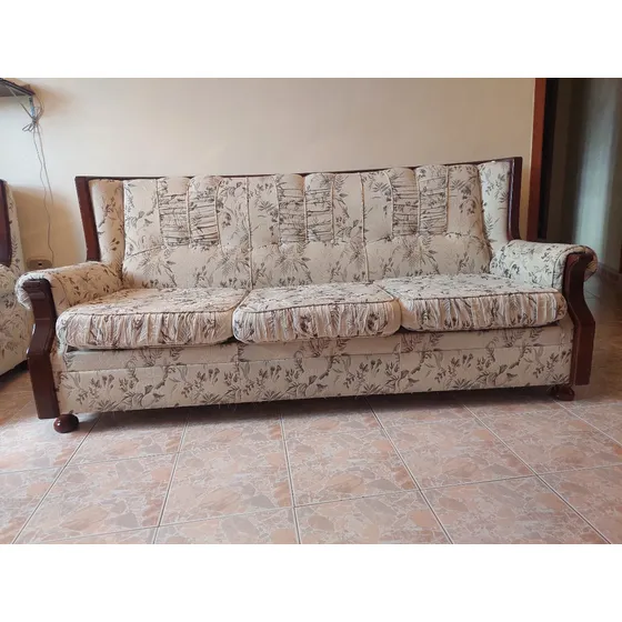 Mueble 3 Puestos Juego Con 2 Individual Madera Buen Estado
