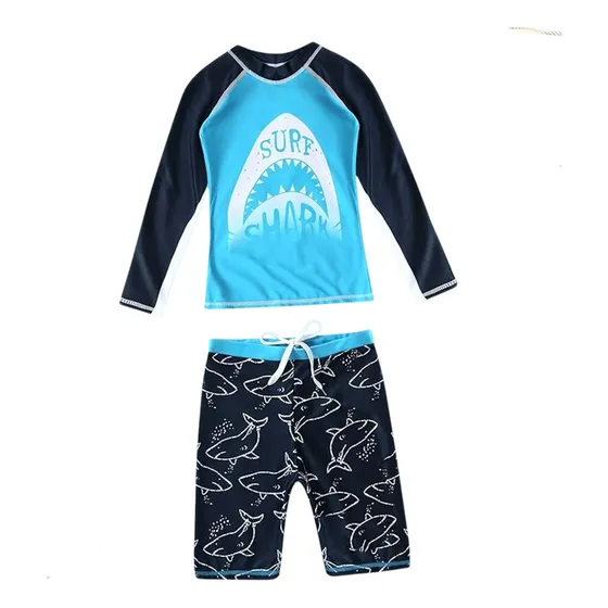 Traje De Baño Para Niños Manga Largo Importado