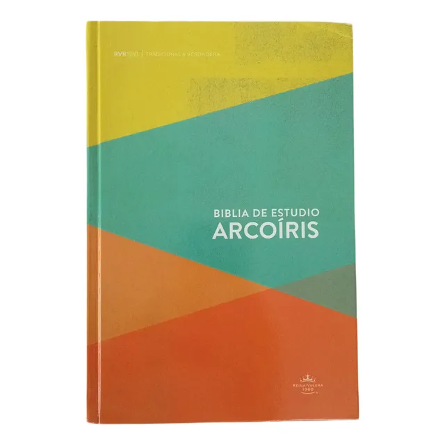 Biblia De Estudio Arcoiris Tapa Dura Rv 1960