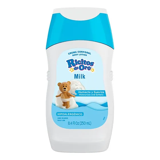 Crema Corporal Para Bebés Milk 250ml. Piel Seca. 