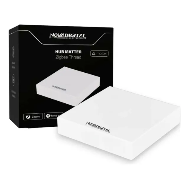 Hub Zigbee Matter Thread Tuya Apple Home Kit Smartthings Central Bridge Novadigital Alexa Google Mt-01 Branco