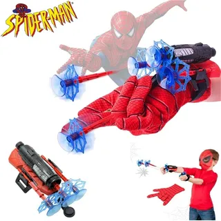 Luva Lança Teia Brinquedo Infantil Lançador Homem Aranha Luva Lança Teia Brinquedo Infantil Lançador Homem Aranha