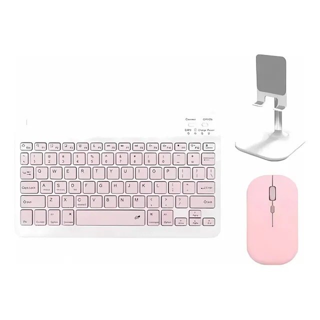 Kit De Teclado Bluetooth Con Ratón Soporte Teléfono/tablet