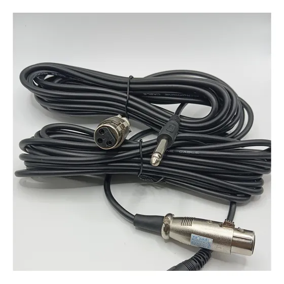 Cable Para Microfono De 10 Metros Canon Hembra A 6.5mm Plug 