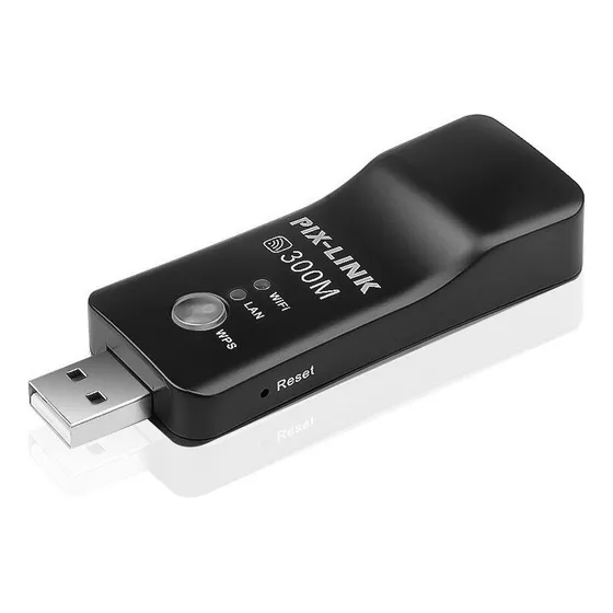Adaptador Wifi Red Inalámbrica Wps 300mbps Repetidor Rj45