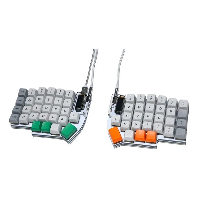 Teclado Mecánico Dividido Lily58 Pro Mx Hotswap Full 