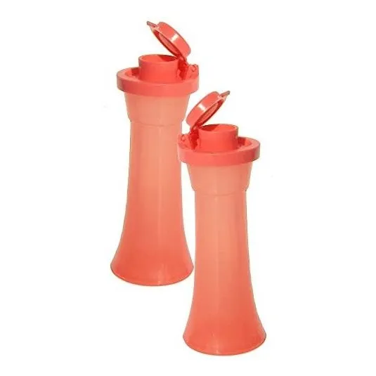 Salero Y Pimentero Tupperware Con Forma De Reloj De Arena De