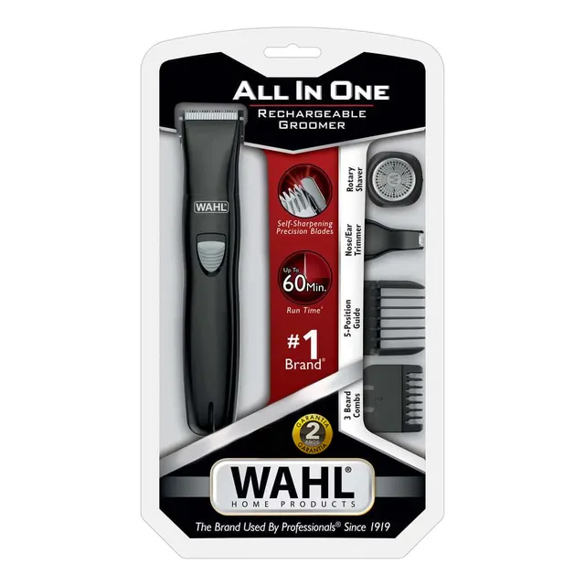 Rasuradora Eléctrica Para Barba Wahl® Trimmer Todo En Uno Color Negro