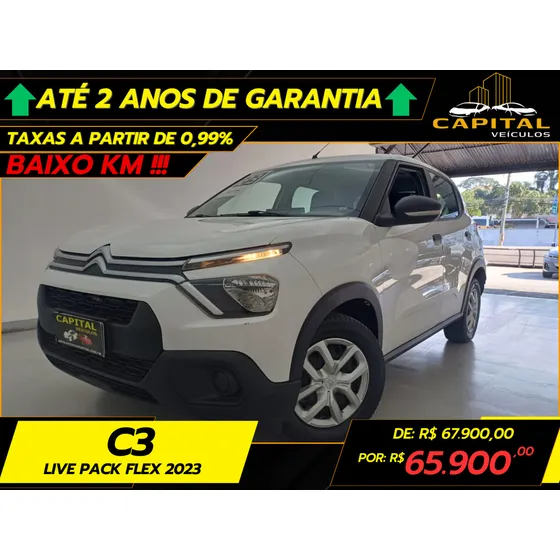 Citroën C3 Live Pack 1.0 Flex 6v 5p Mec