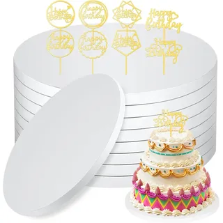 Tambor De Bolo De 12 Polegadas, 8 Peças De Tábuas De Bolo De