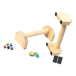 Equipo De Calistenia Con Barras De Flexión De Madera De 2 Equipo De Calistenia Con Barras De Flexión De Madera De 2