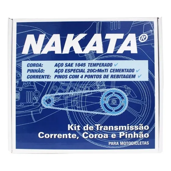 Kit Relação Transmissão Xr 250 Tornado 2001 À 2008 Nakata