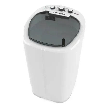 Tanquinho De Lavar Roupa Mueller 20kg Aquatec Não Transborda Branco