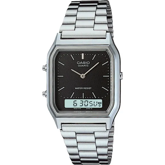 Relógio Casio Unissex Vintage Prata Aq-230a-1dmq
