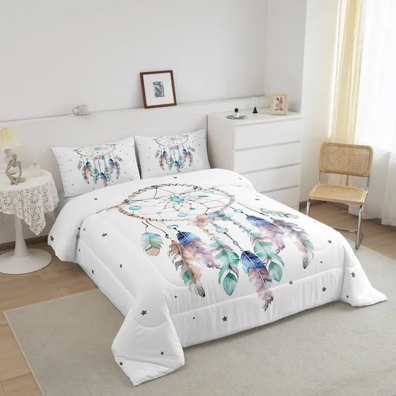 Erosebridal Juego De Cama Atrapasueños Tamaño Doble Para De