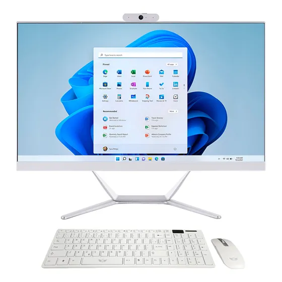 Computador All In One Intel Celeron 23,8 Pol ssd wifi