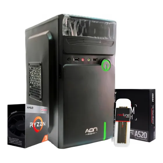 Computadora Clon Nueva Amd Ryzen 3-3200g 8gb Ddr4 256 Gb Ssd