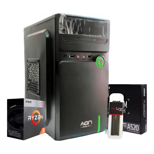 Computadora Clon Nueva Amd Ryzen 3-3200g 8gb Ddr4 256 Gb Ssd