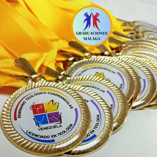 Medallas Diamantadas Vitrificadas Graduaciones Y Eventos.