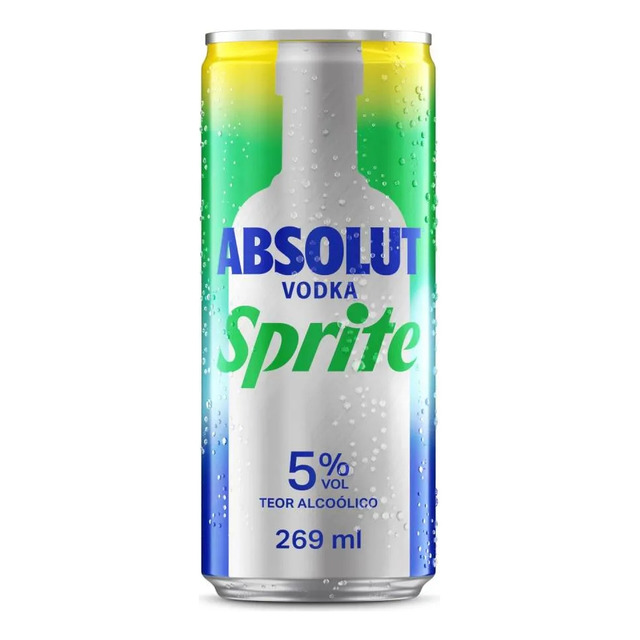 Absolut Vodka Sprite Lata 269ml - Pack 6 Unidades Absolut Vodka Sprite Lata 269ml - Pack 6 Unidades