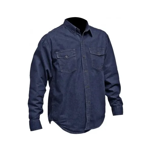 Camisa En Jean Índigo (7) Onzas Dotación Empresarial Hombre
