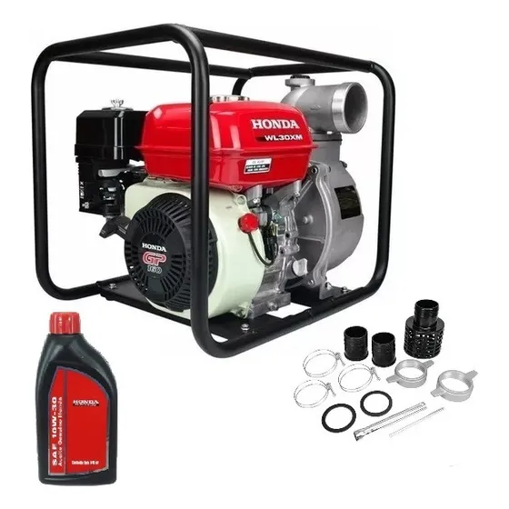 Motobomba Wl30xm Honda 3x3 Con Alerta