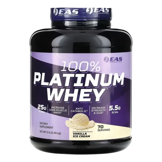 Eas 100% Platinum Whey 5 Lb. Proteína Baja En Carbos