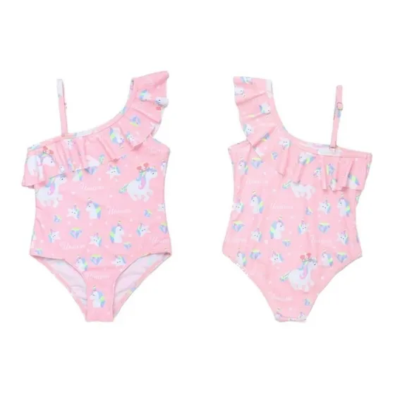 Malla Niña Traje De Baño Pimenton Unicornio Piscina Playa