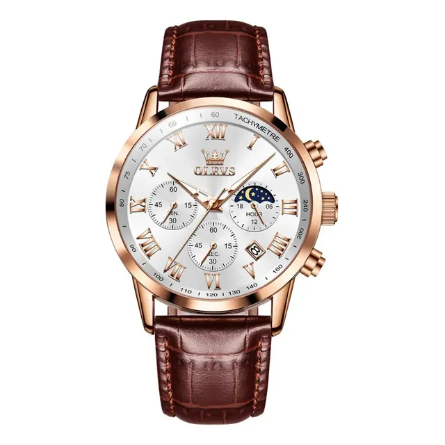 Reloj De Lujo Olevs Cronografo