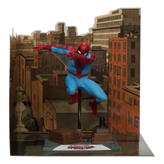 Mcfarlane Figura Estatua Marvel Spiderman Inspired Comic M4e