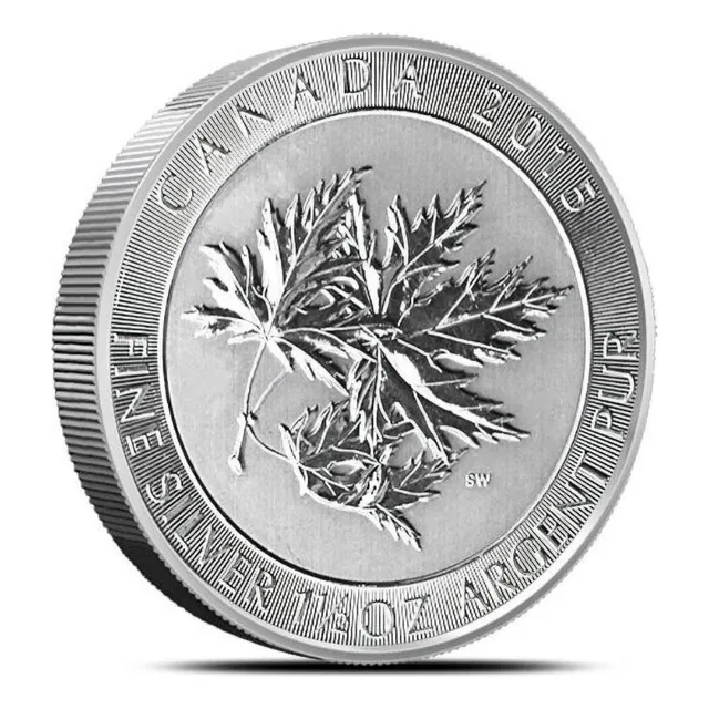 Moneda De Plata Canadá Elizabeth 1 1/2 Oz-9999